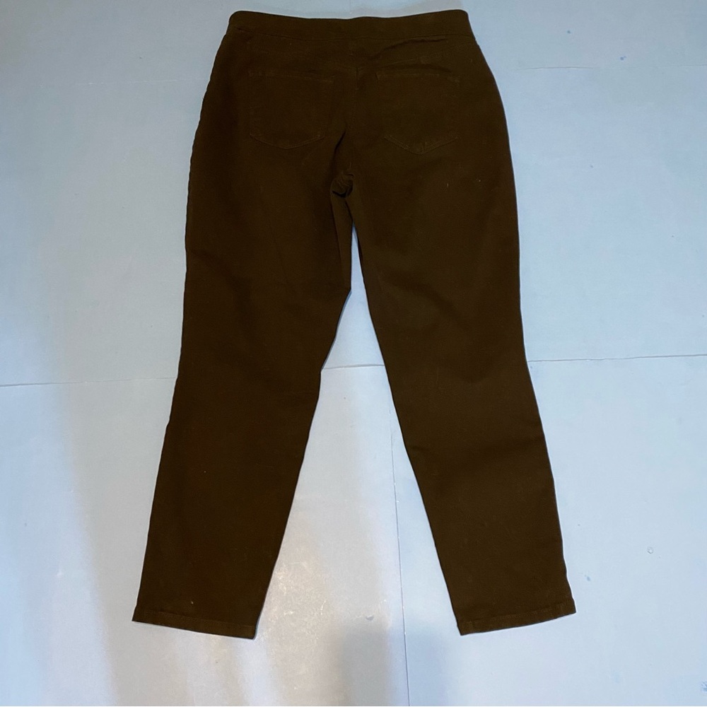 20. Nine West Classic Heidi Pull-On Crop Black Pants - Picture 7 of 8
